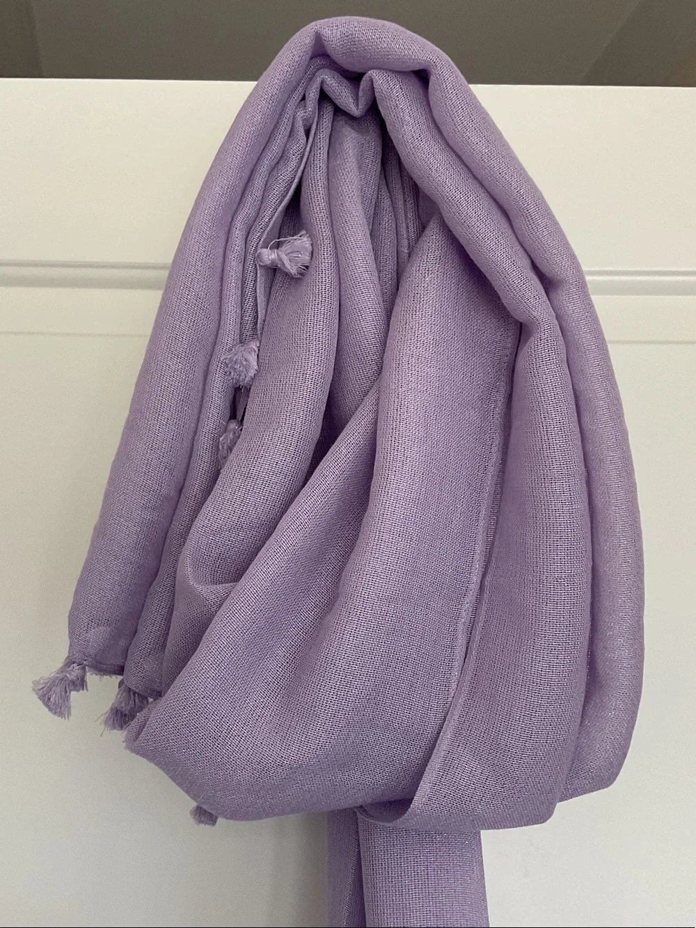 Lilly Pulitzer Lavender Tassel Scarf